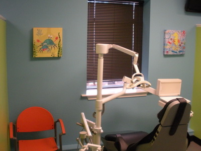 Exam room for children's dentist - Dr. Scott T. Odom
