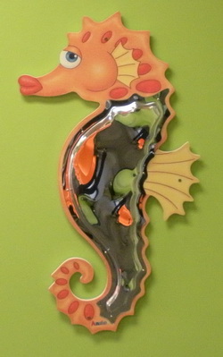 Seahorse mirror